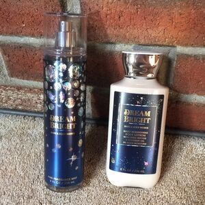 BBW new dream bright lotion and mist set